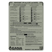 Aquatabs Master Data Decal