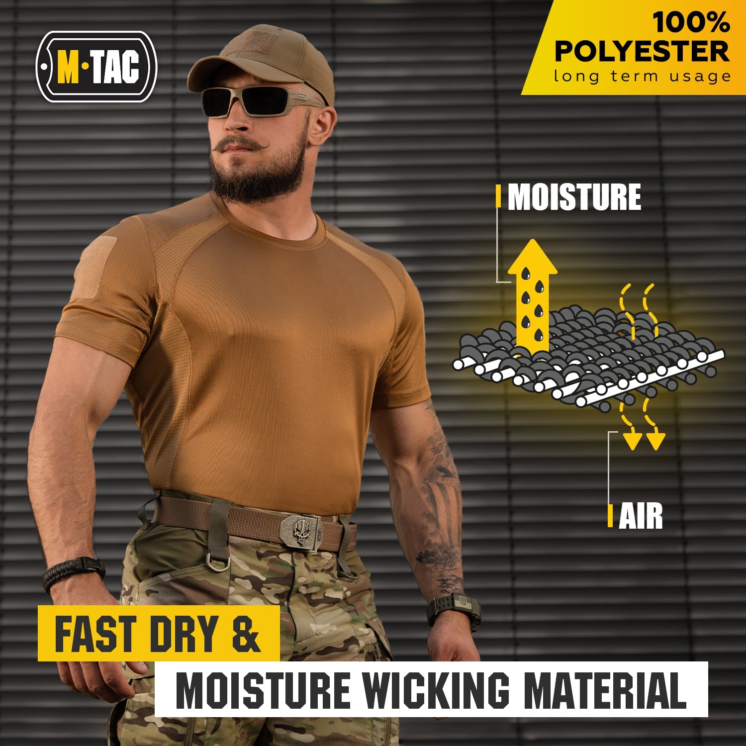 Athletic Tactical T-Shirt Gen II with Loop Panels