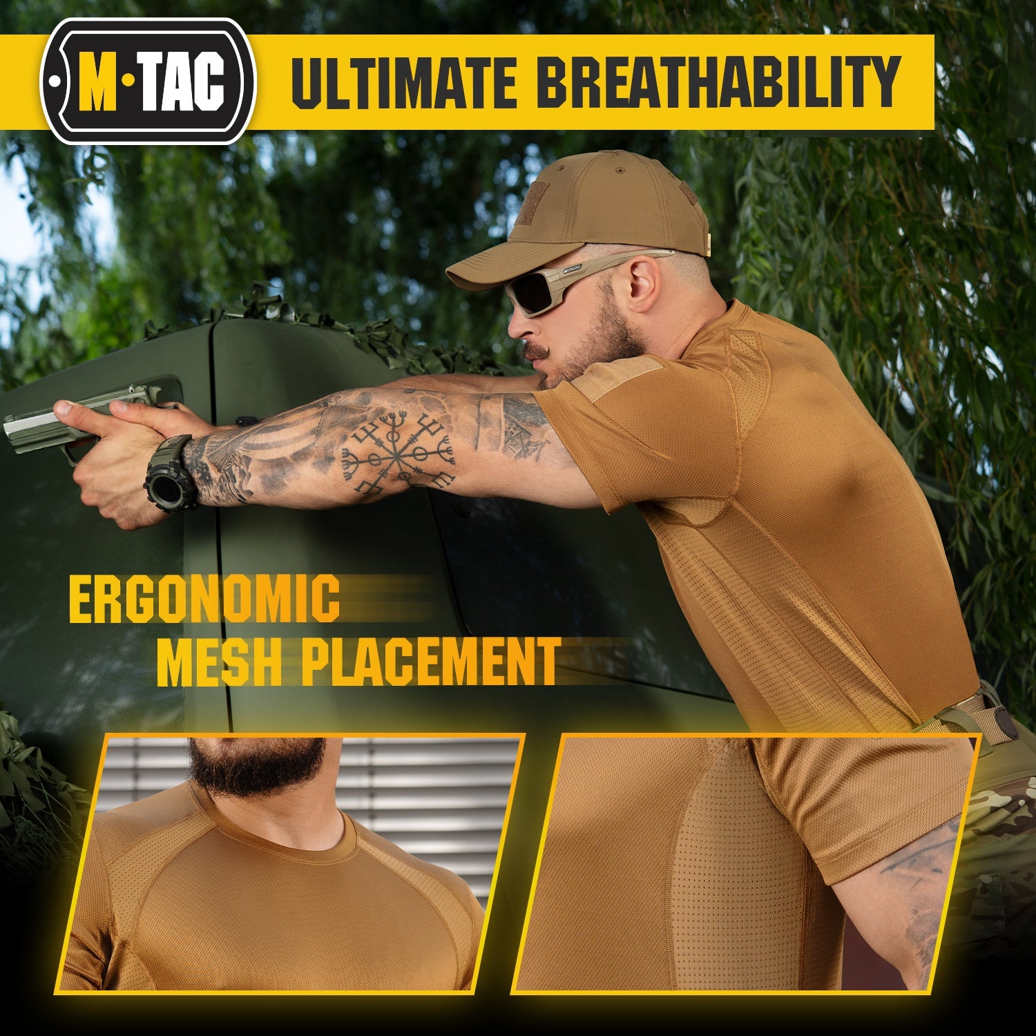 Athletic Tactical T-Shirt Gen II with Loop Panels