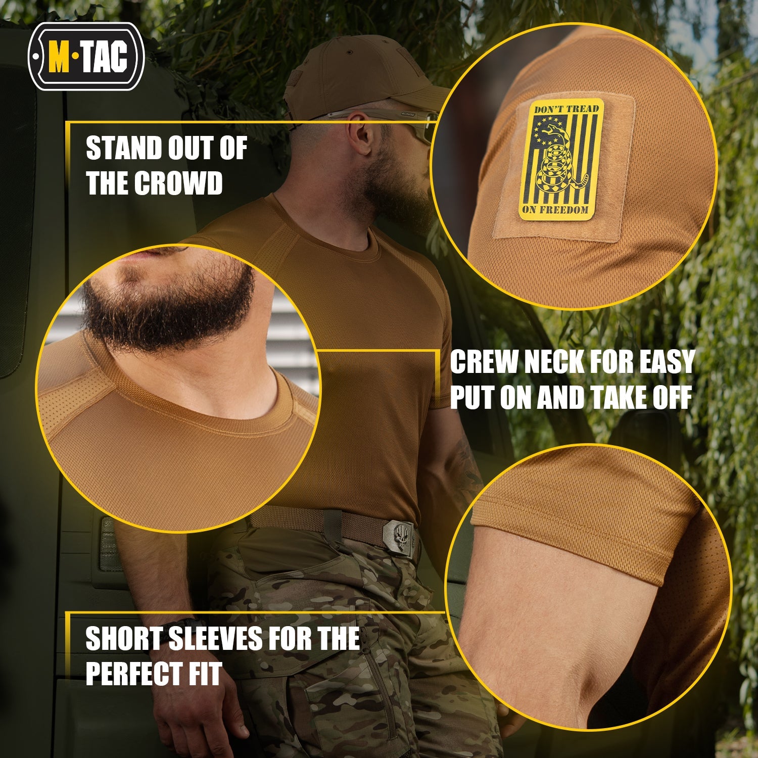 Athletic Tactical T-Shirt Gen II with Loop Panels