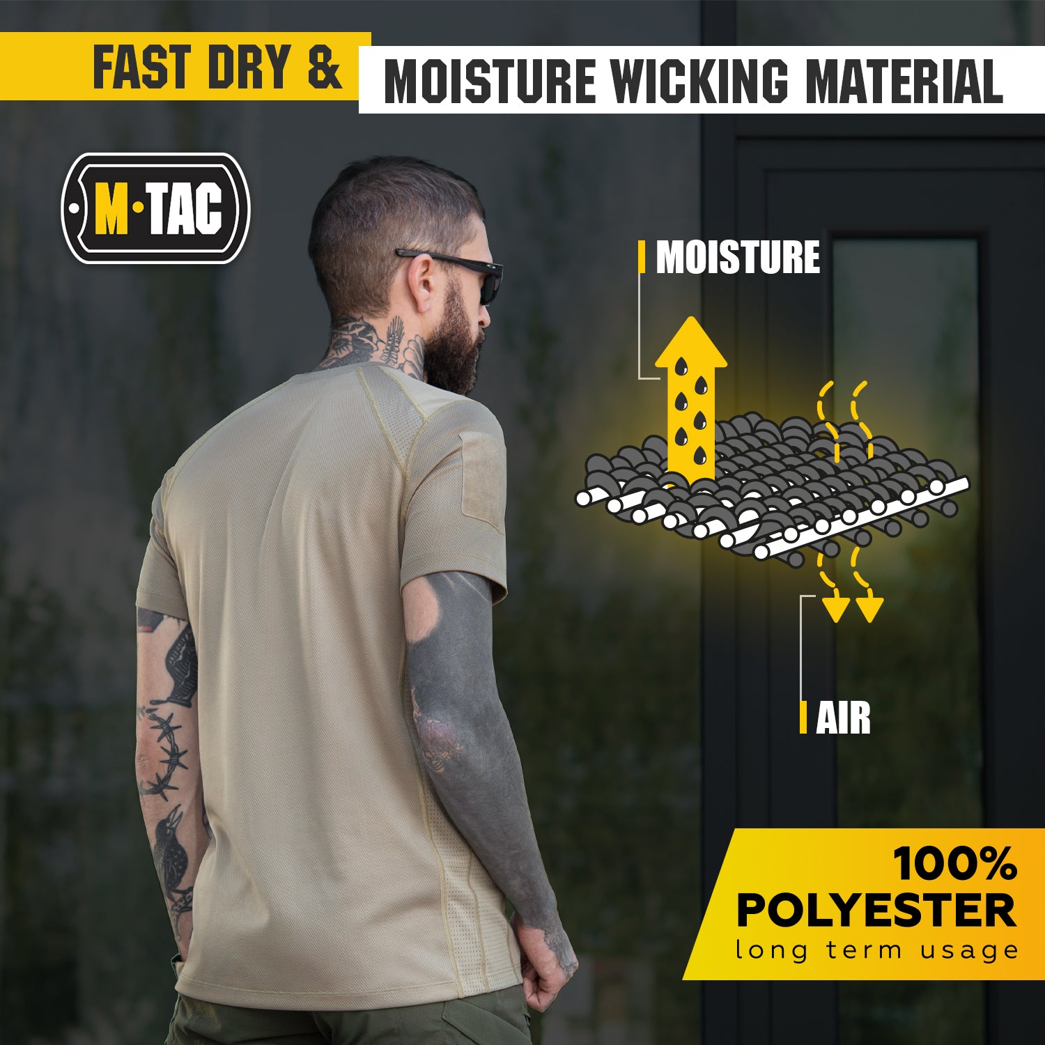 Athletic Tactical T-Shirt Gen II with Loop Panels