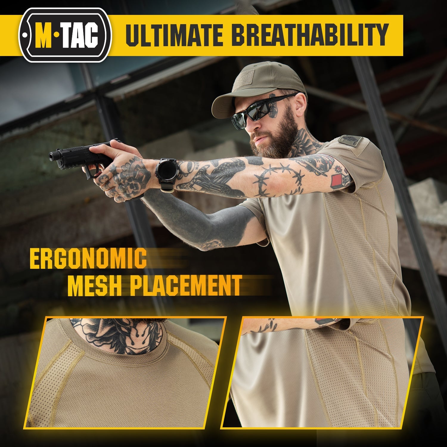 Athletic Tactical T-Shirt Gen II with Loop Panels