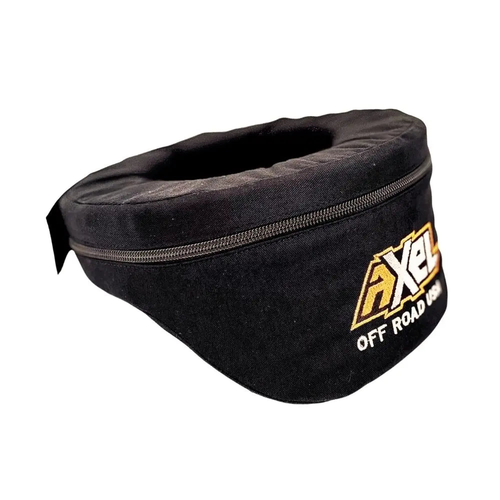 AXEL Off Road Neck Brace in Black, side view