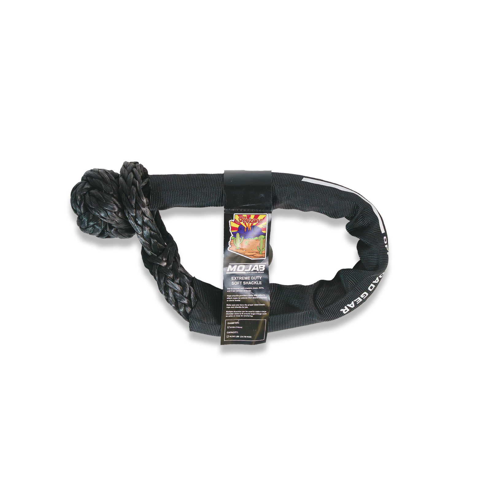 Extreme Duty Soft Shackle 9/16” x 31.5” with Sleeve  (Lifetime Warranty)