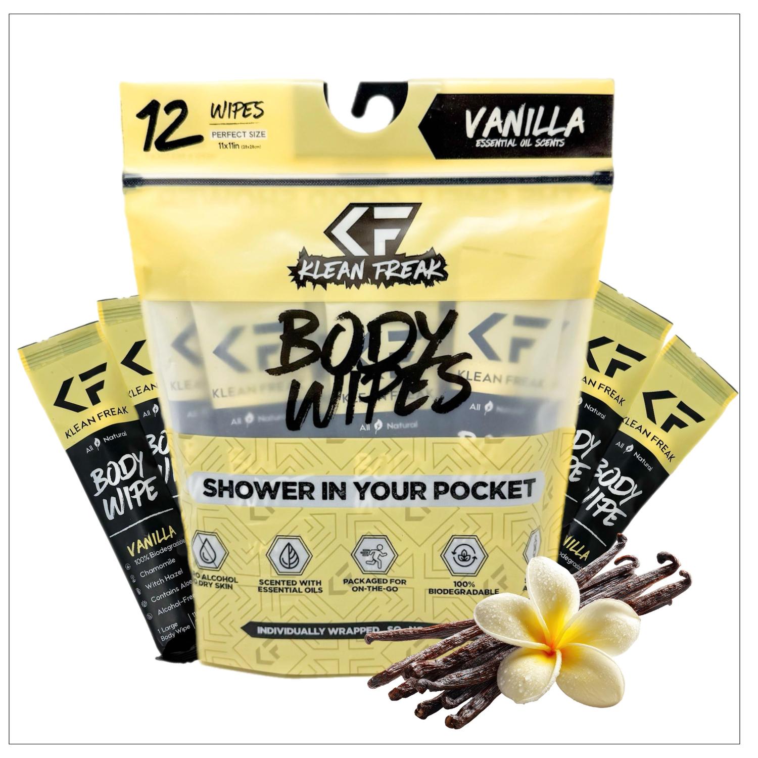 Body Wipes - 12 Pack