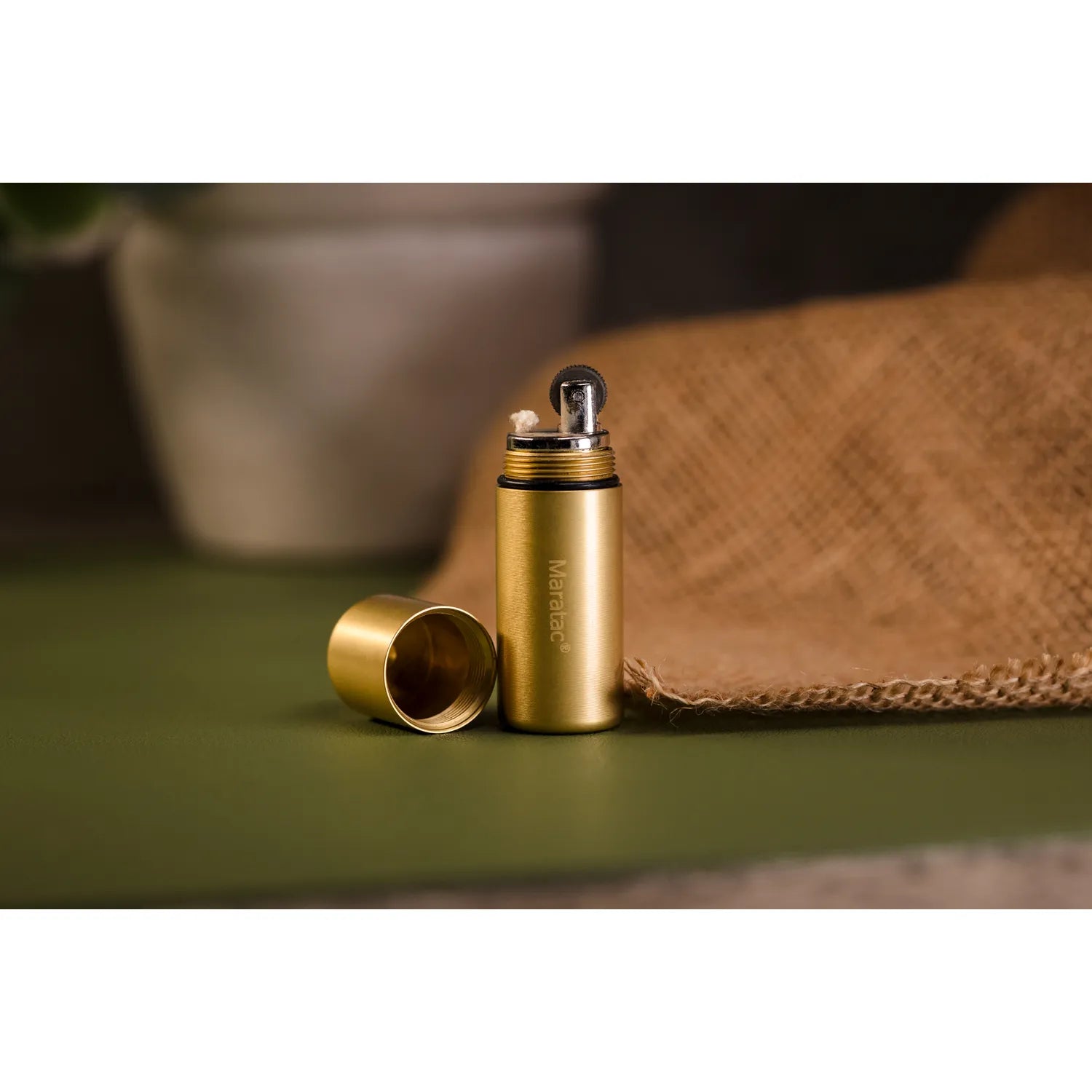 Brass XL Peanut Lighter Gen 3 By Maratac®