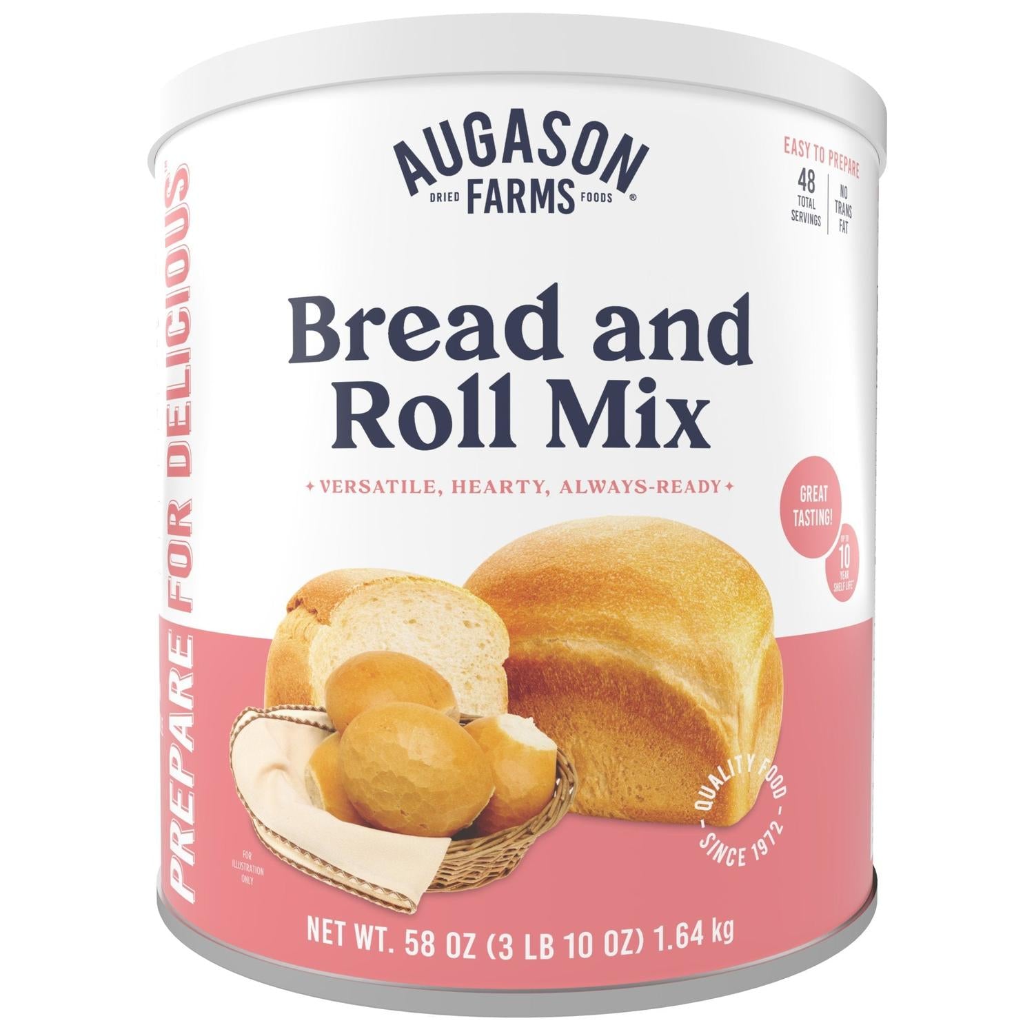 Bread & Roll Mix Can – 48 Servings