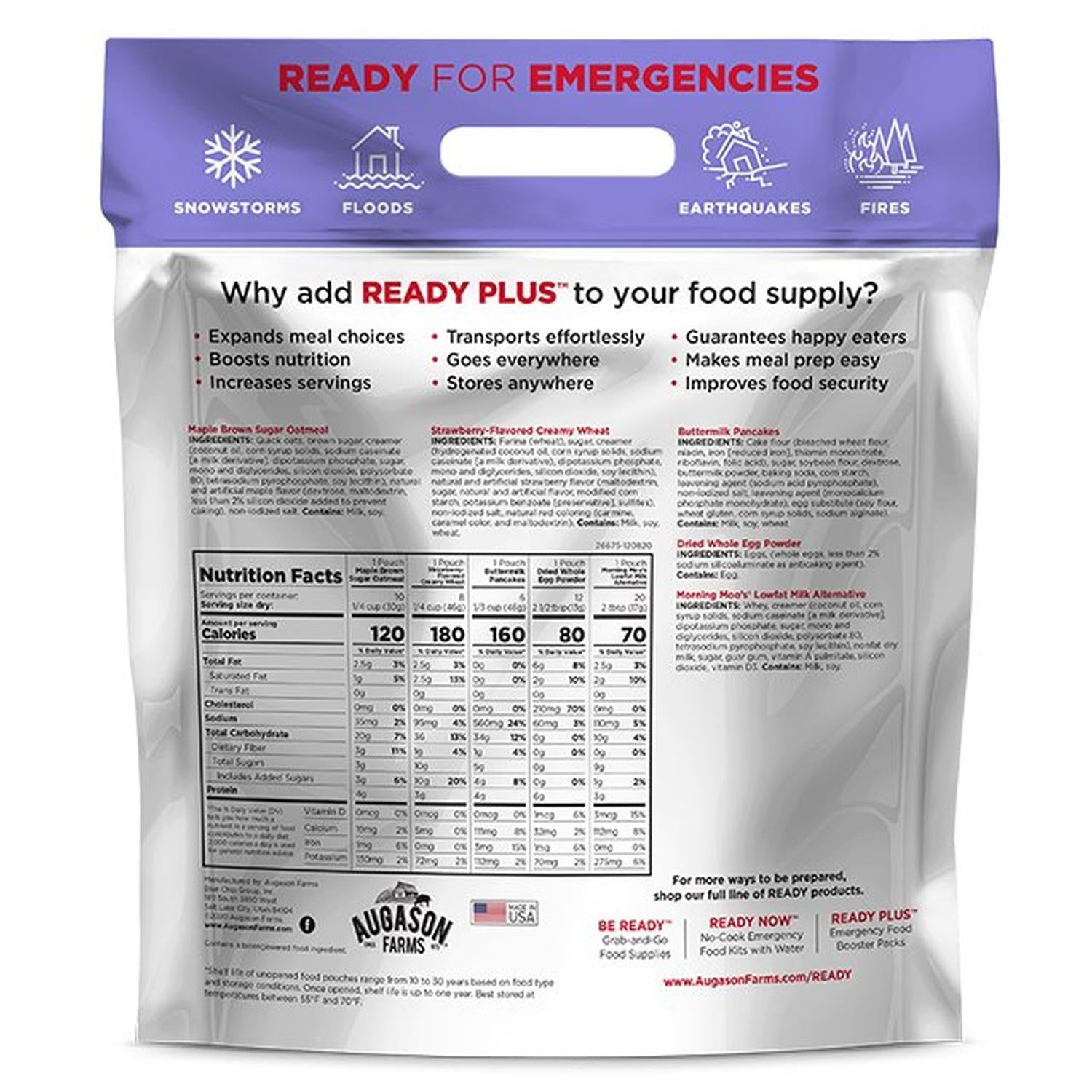 Breakfast Variety Pouch – 56 Servings