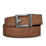 Brown Buffalo Leather Gun Belt 1.5" with X3 Buckle