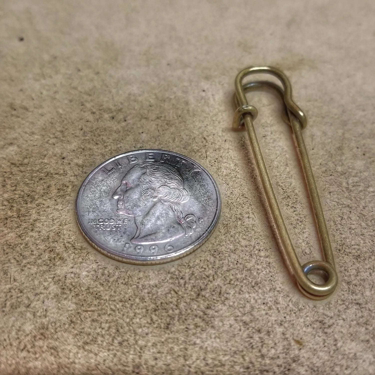 Bushcraft Safety Pin – Heavy-Duty Single Wire Steel Pin