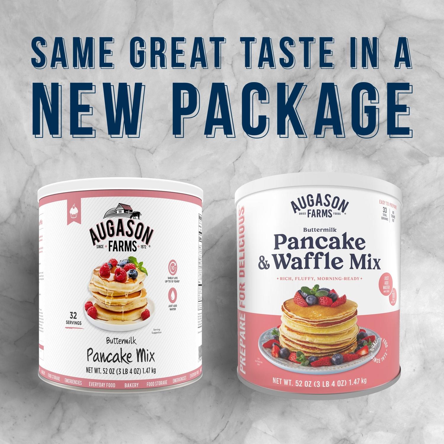 Buttermilk Pancake & Waffle Mix Can – 33 Servings