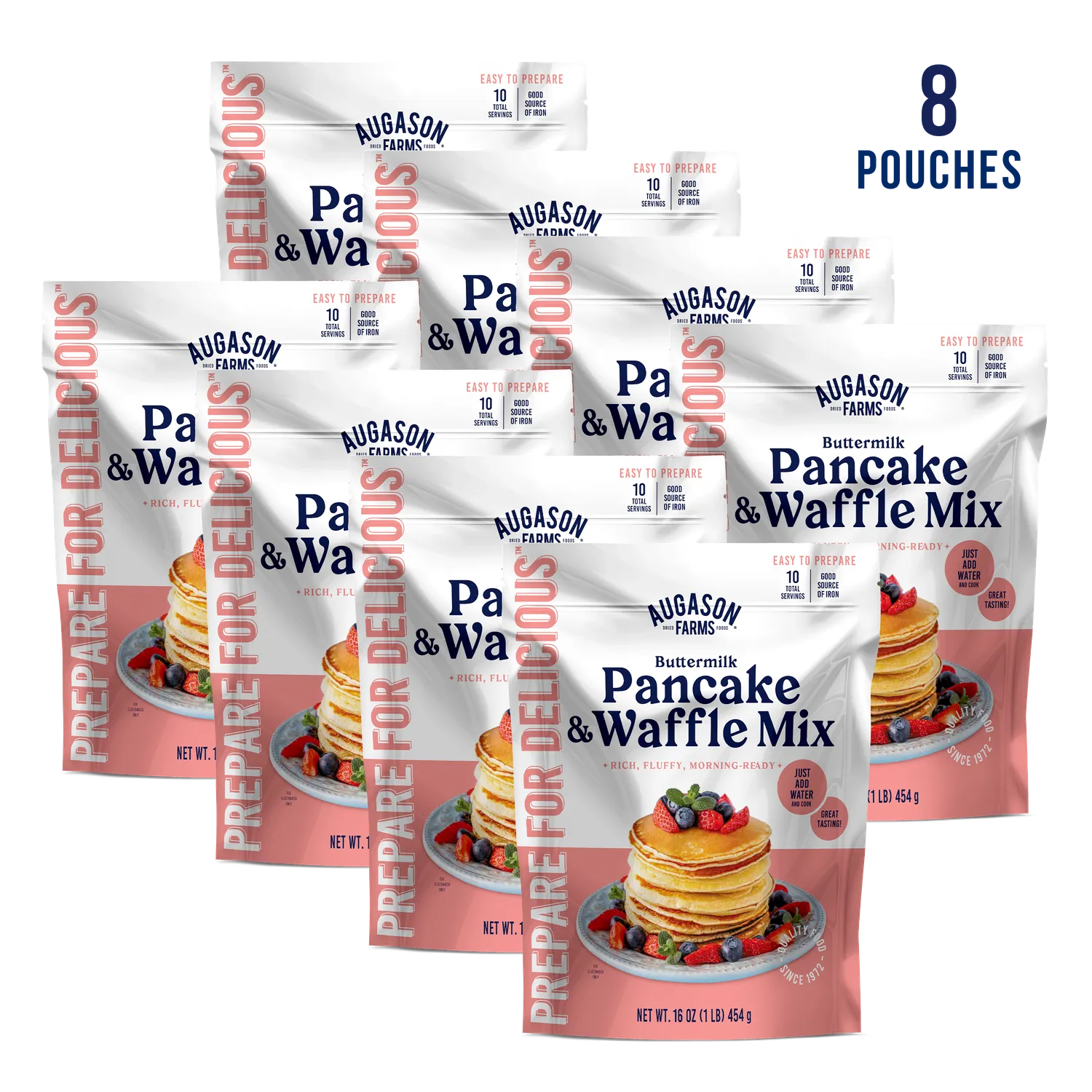 Buttermilk Pancake & Waffle Mix Pouch – 10 Servings
