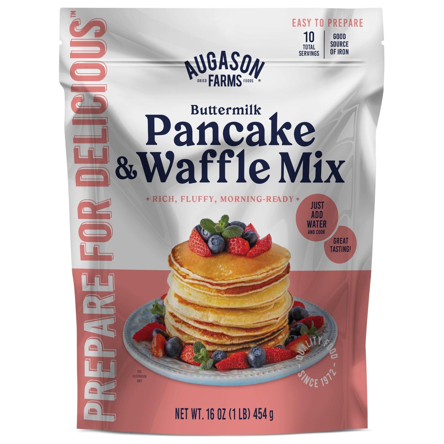 Buttermilk Pancake & Waffle Mix Pouch – 10 Servings