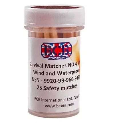 Weatherproof Survival Matches (25 Count Tub)