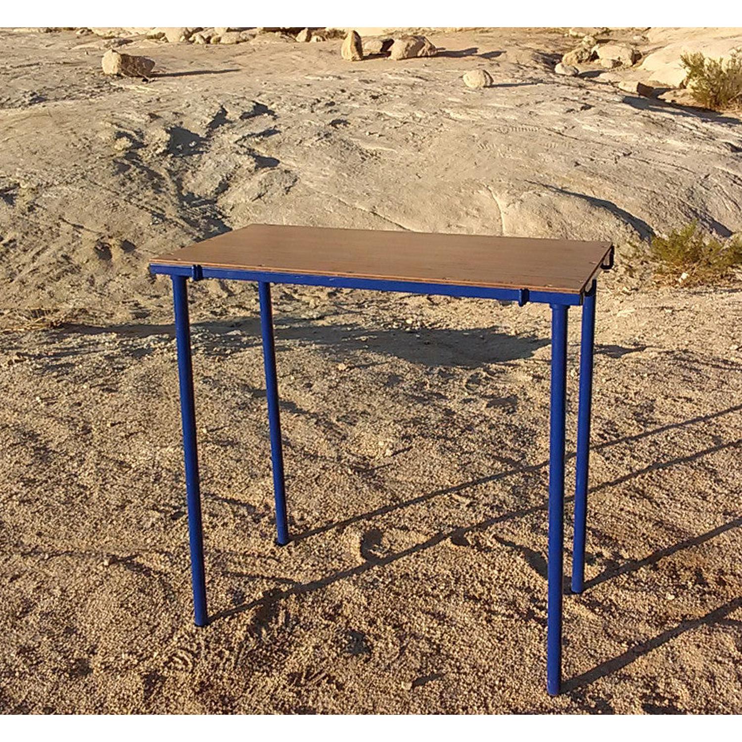 Camp Table Kit – Modular Metal & Bamboo Camp Table