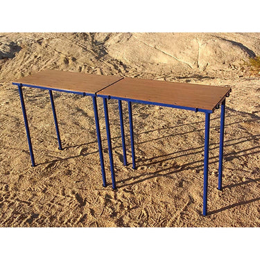 Camp Table Kit – Modular Metal & Bamboo Camp Table