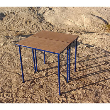 Camp Table Kit – Modular Metal & Bamboo Camp Table