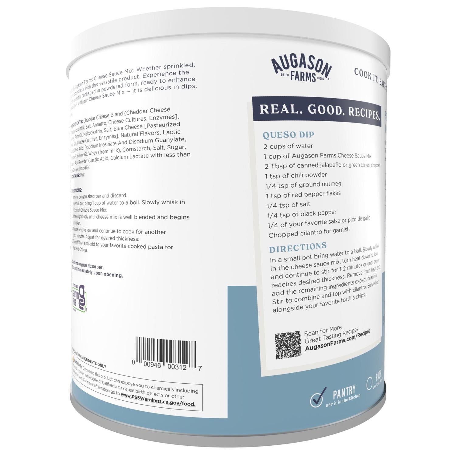 Cheese Sauce Mix Can – 87 Servings