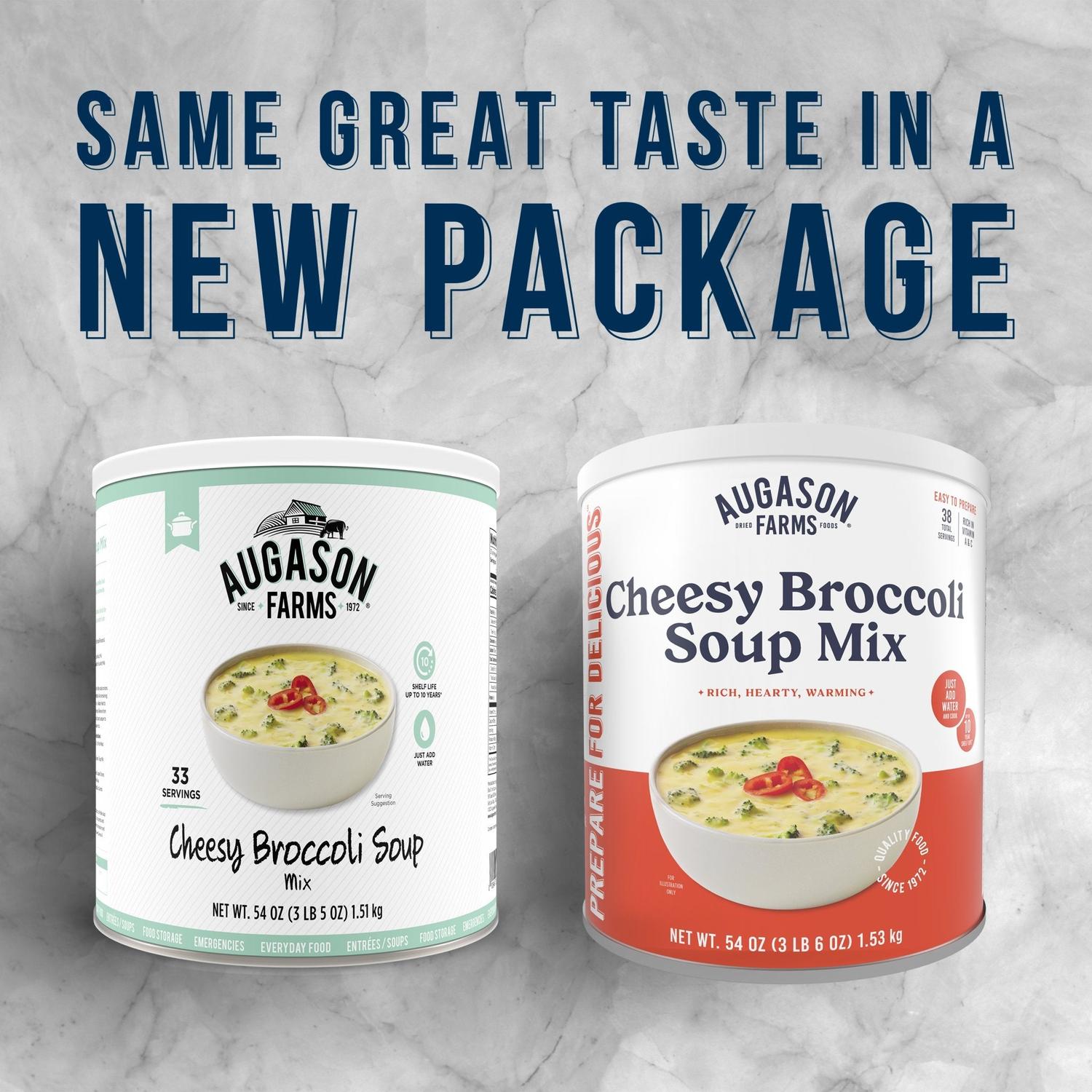 Cheesy Broccoli Soup Mix Can – 38 Servings