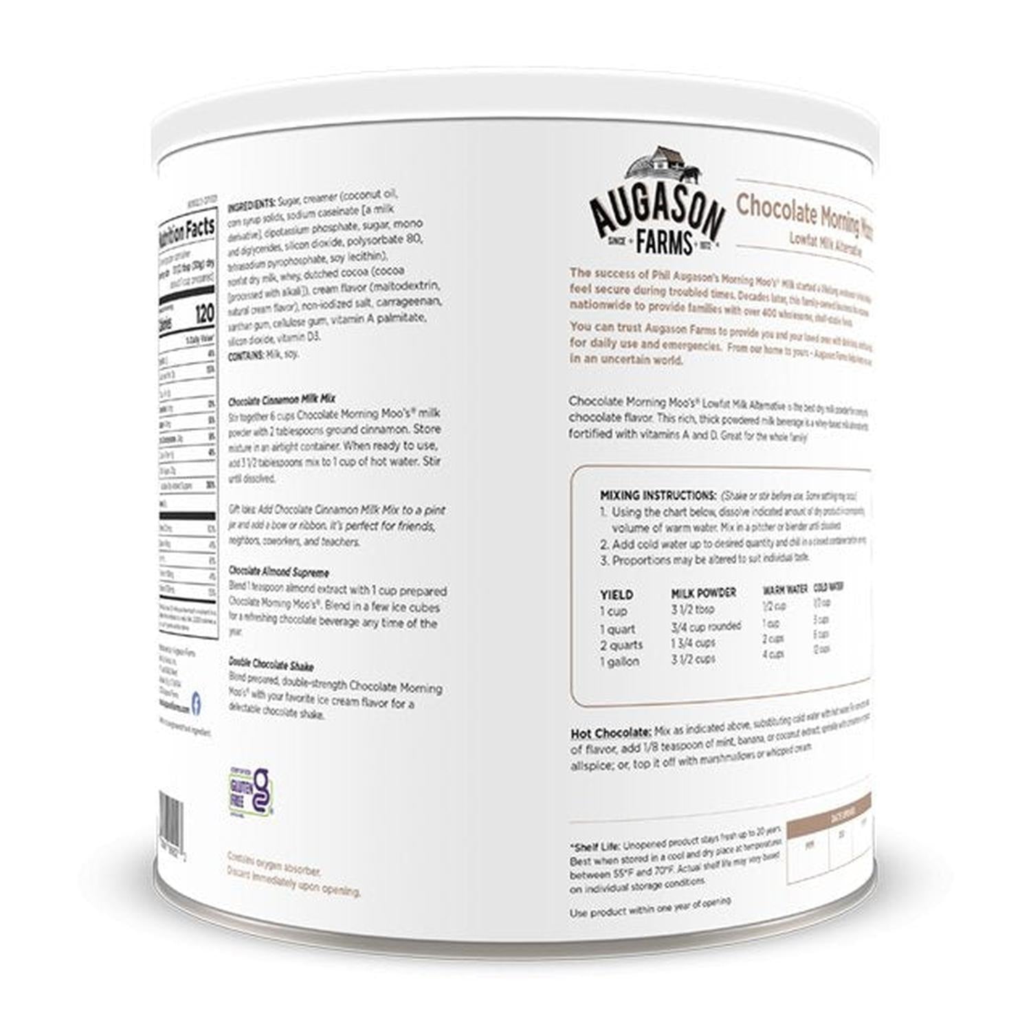 Chocolate Morning Moo’s® Milk Alternative Can – 67 Servings