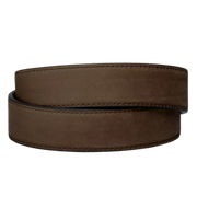 Coffee Buffalo Leather EDC Belt 1.5" [STRAP ONLY]