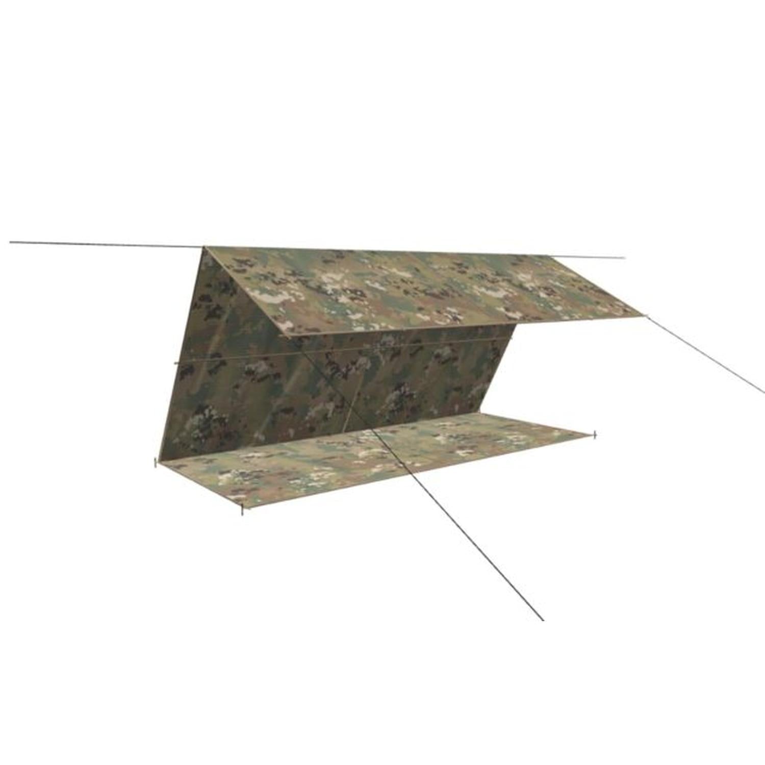 LiteFighter Gear Commando Field Tarp Tents OCP Camouflage 120in x 120in CD1100-OCP