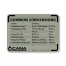 Common Conversions Decal