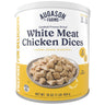 Cooked Freeze Dried White Meat Chicken Dices Can, 15 Servings