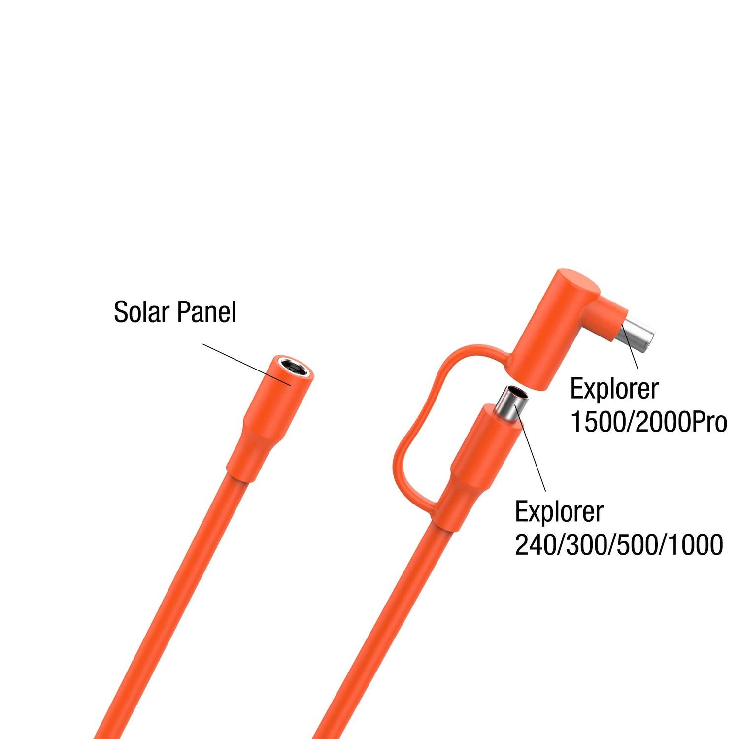 DC Extension Cable – 16.4 ft for Solar Panel to Power Station Connection