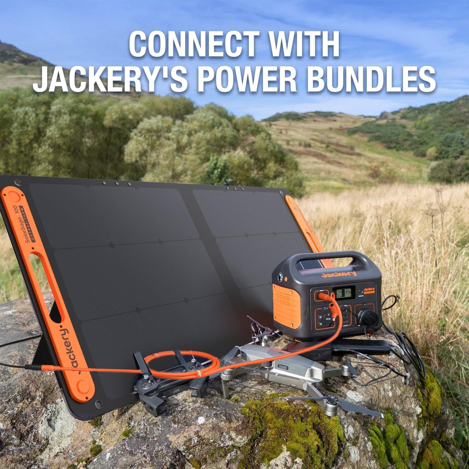 DC Extension Cable – 16.4 ft for Solar Panel to Power Station Connection