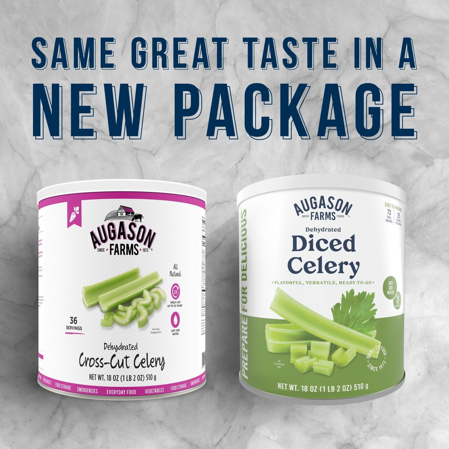 Dehydrated Cross Cut Celery Can – 73 Servings