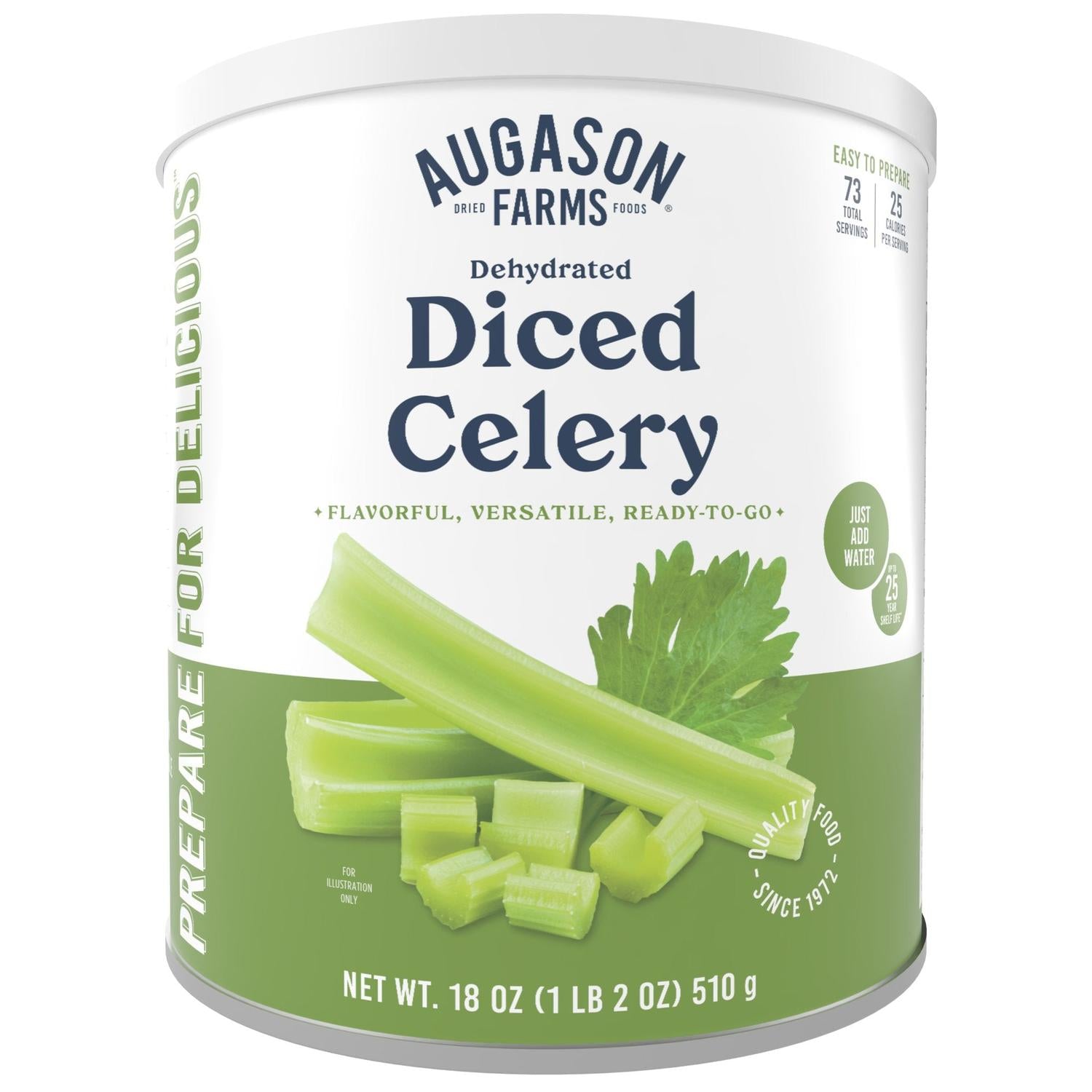Dehydrated Cross Cut Celery Can – 73 Servings
