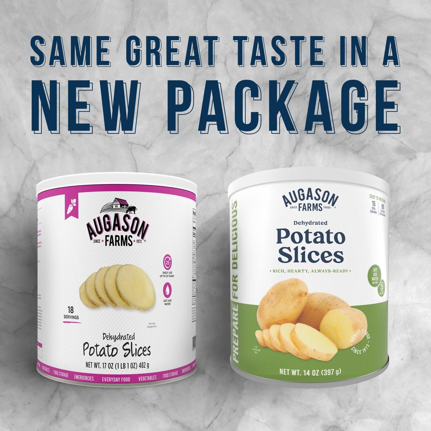Dehydrated Potato Slices Can – 15 Servings