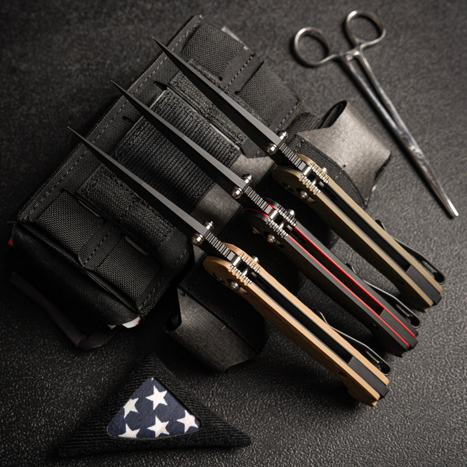 Dropwing – Coyote Tan Folding Knife