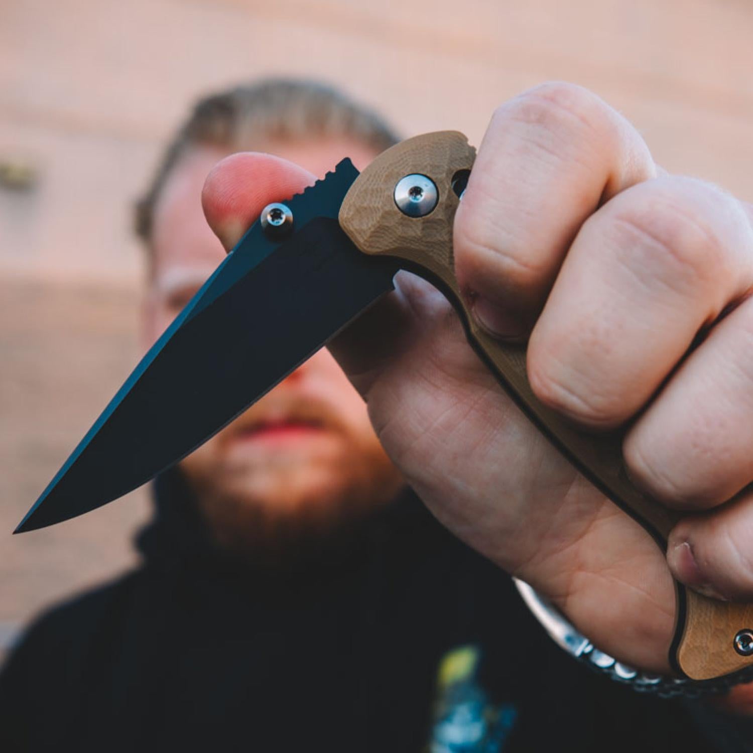 Dropwing – Coyote Tan Folding Knife