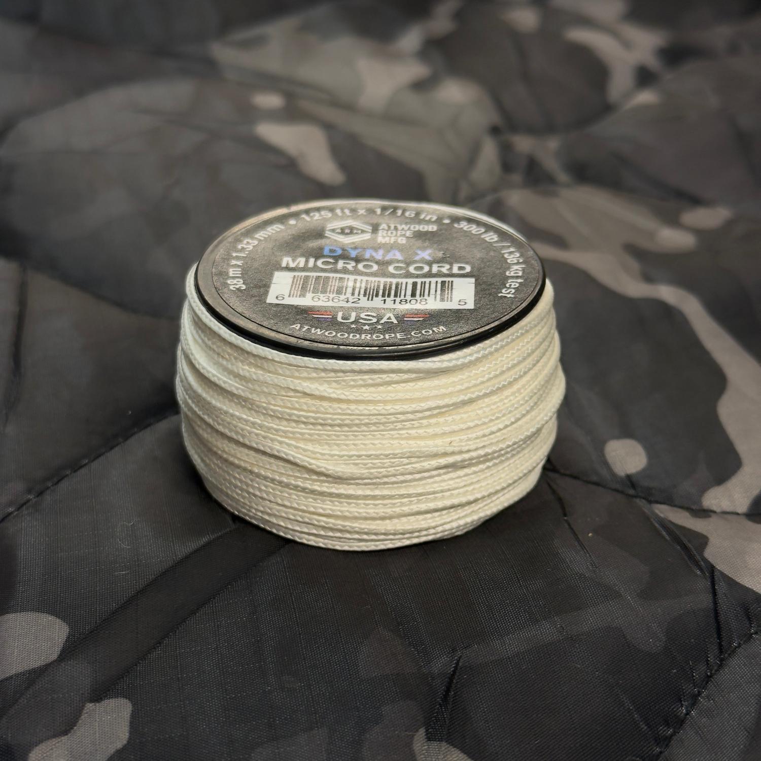 Atwood Rope Co. Dyna X Micro Cord – UHMWPE Strength in a Compact Line