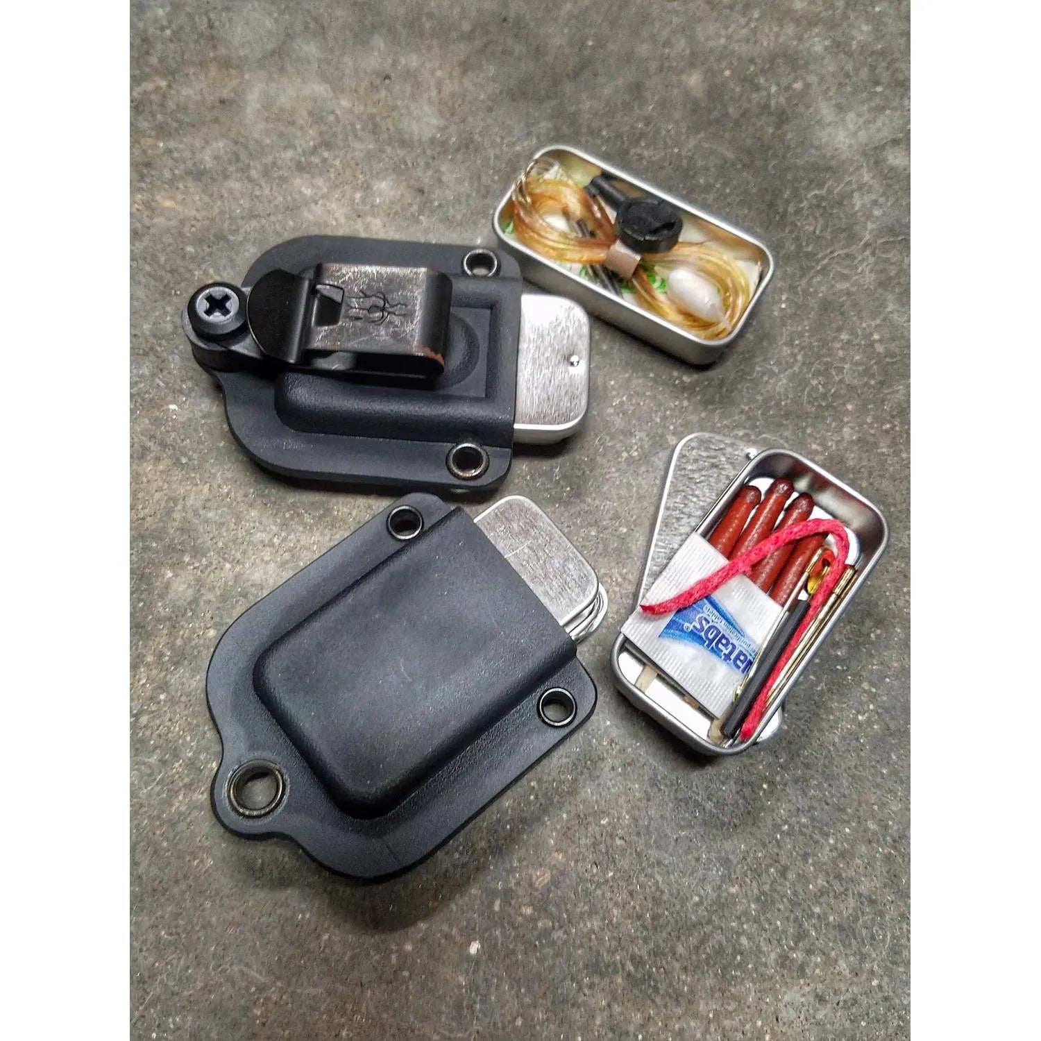 EDC Pocket Tin - Compartmentalized Survival Kits