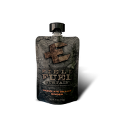 A single stand-up pouch of Field Fuel Sustain chocolate orange ginger flavor drink mix, shown on a plain white background with a soft shadow.