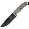 ESEE-5P-E (Black Blade, Plain Edge, Kydex Sheath)