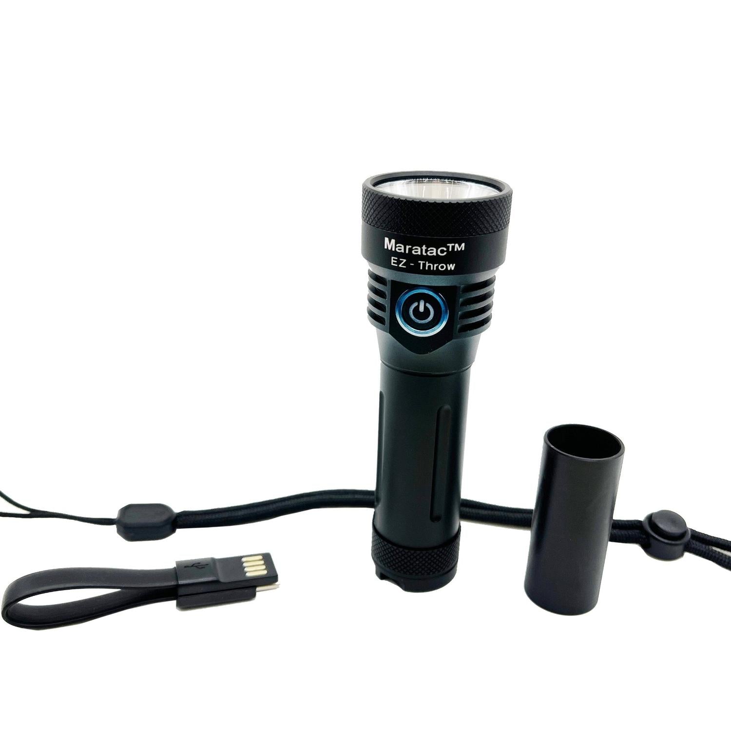 EZ - Throw 18650 / 21700 Flashlight w/build in charger