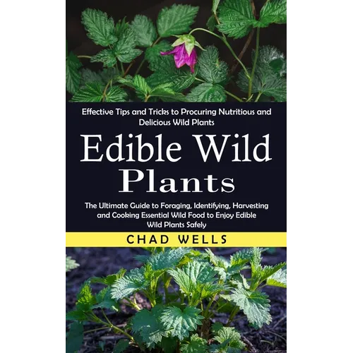 Paperback book cover for "Edible Wild Plants" with green leaves, a purple berry, and text.