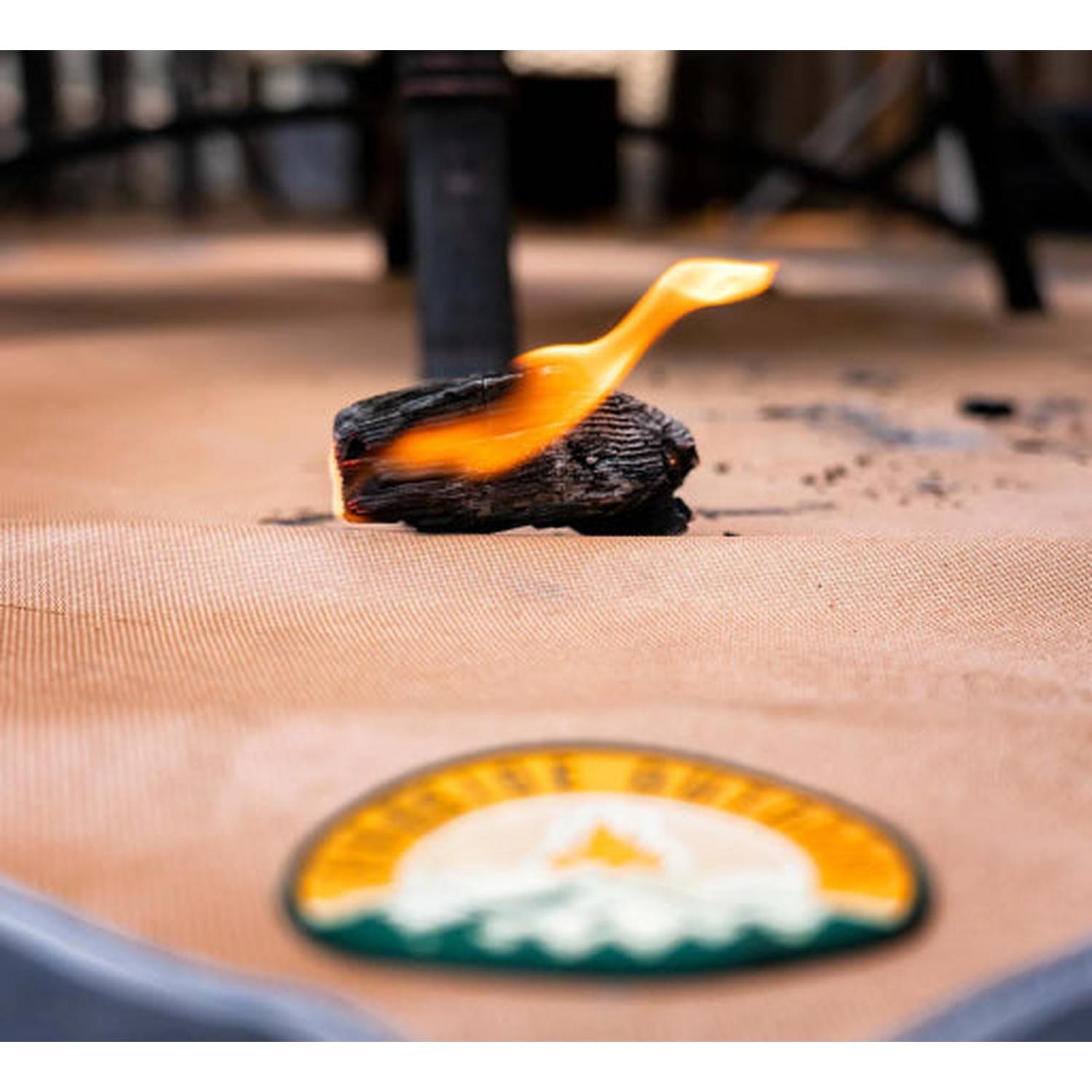 Ember Mat - Protect The Ground From Popping Embers or Dripping Grease