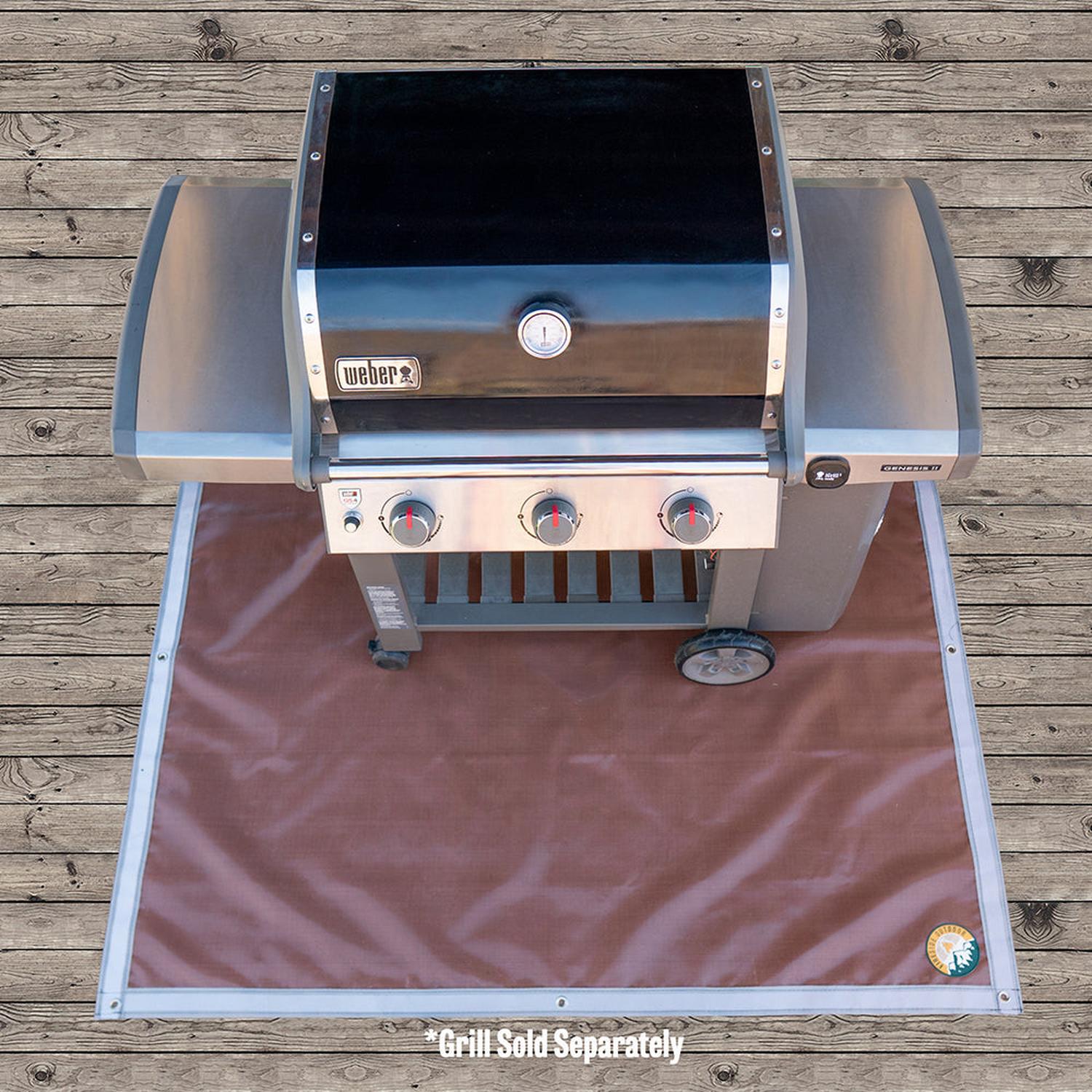 Ember Mat - Protect The Ground From Popping Embers or Dripping Grease