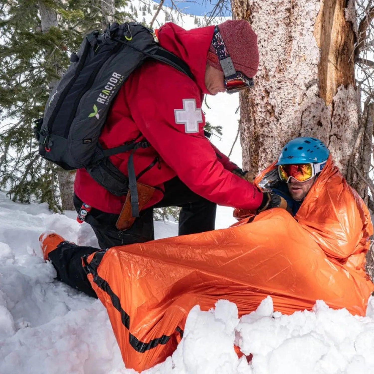 Emergency Bivvy with Rescue Whistle (Orange)