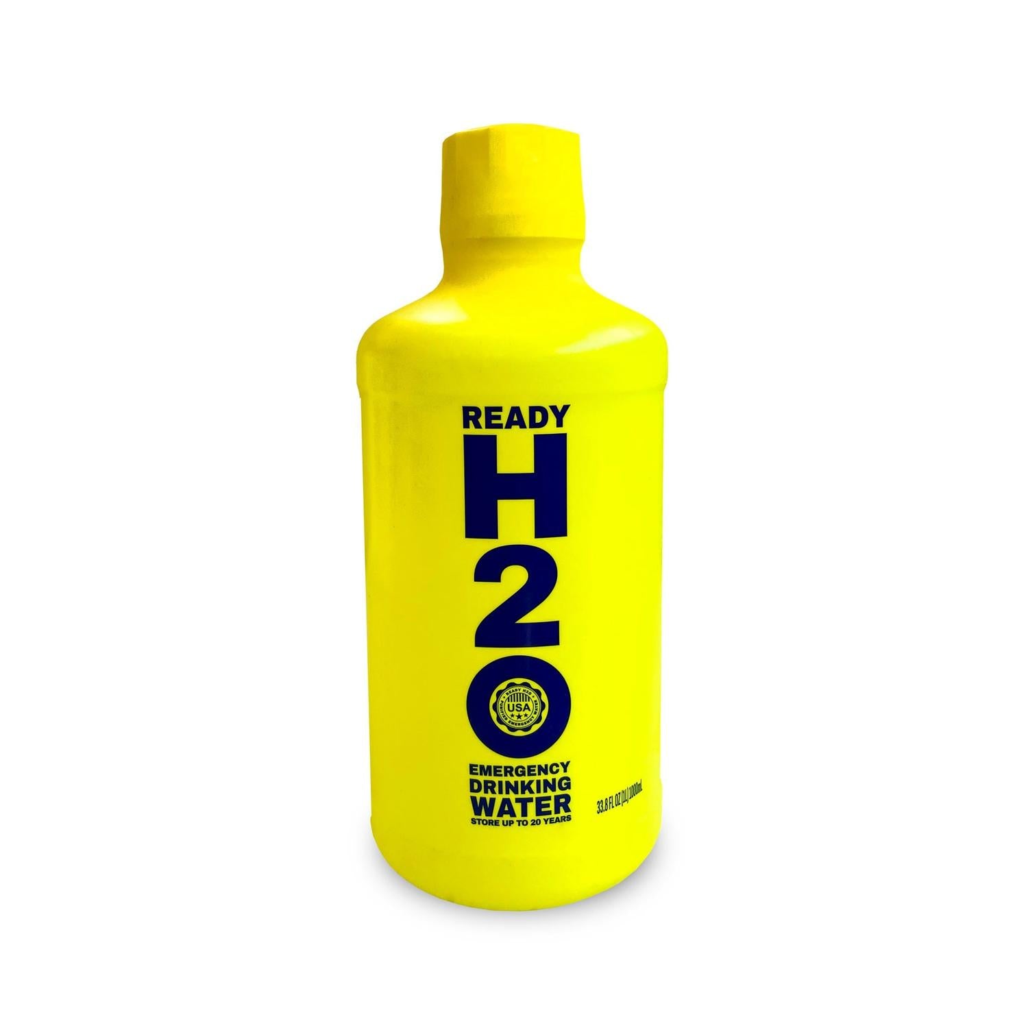 Emergency Drinking Water - Bacteria Free - 20 yr - 1 Liter Bottles - 12 pack - Free Shipping!