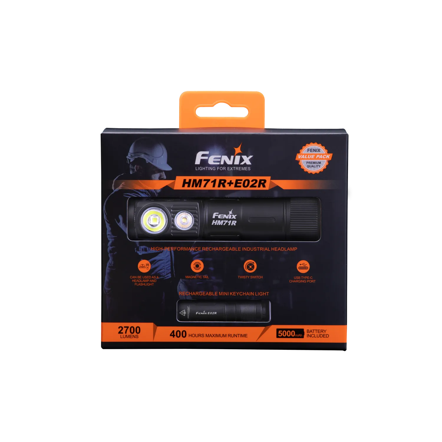 Fenix HM71R Rechargeable Industrial LED Headlamp