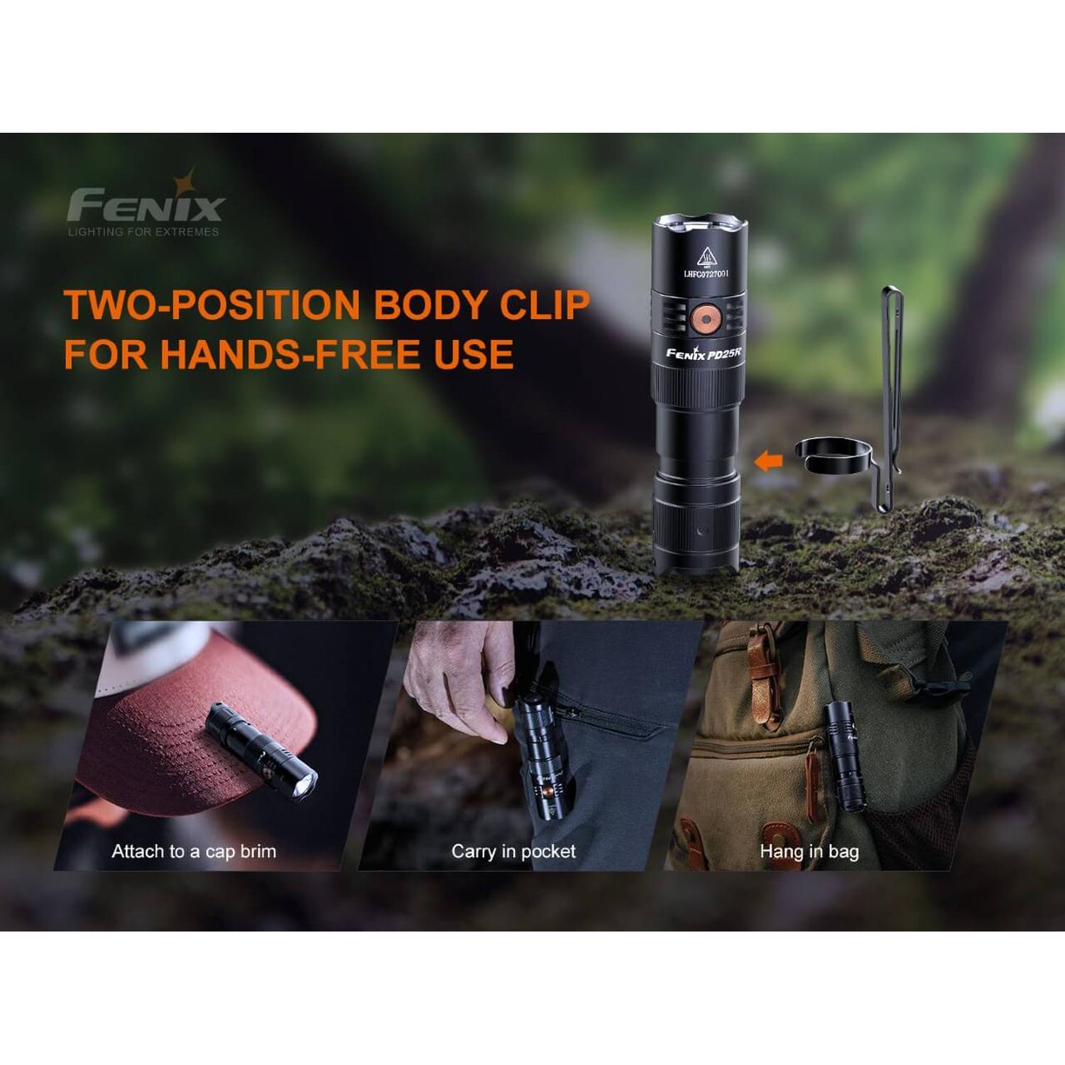 Fenix PD25R Rechargeable LED Flashlight