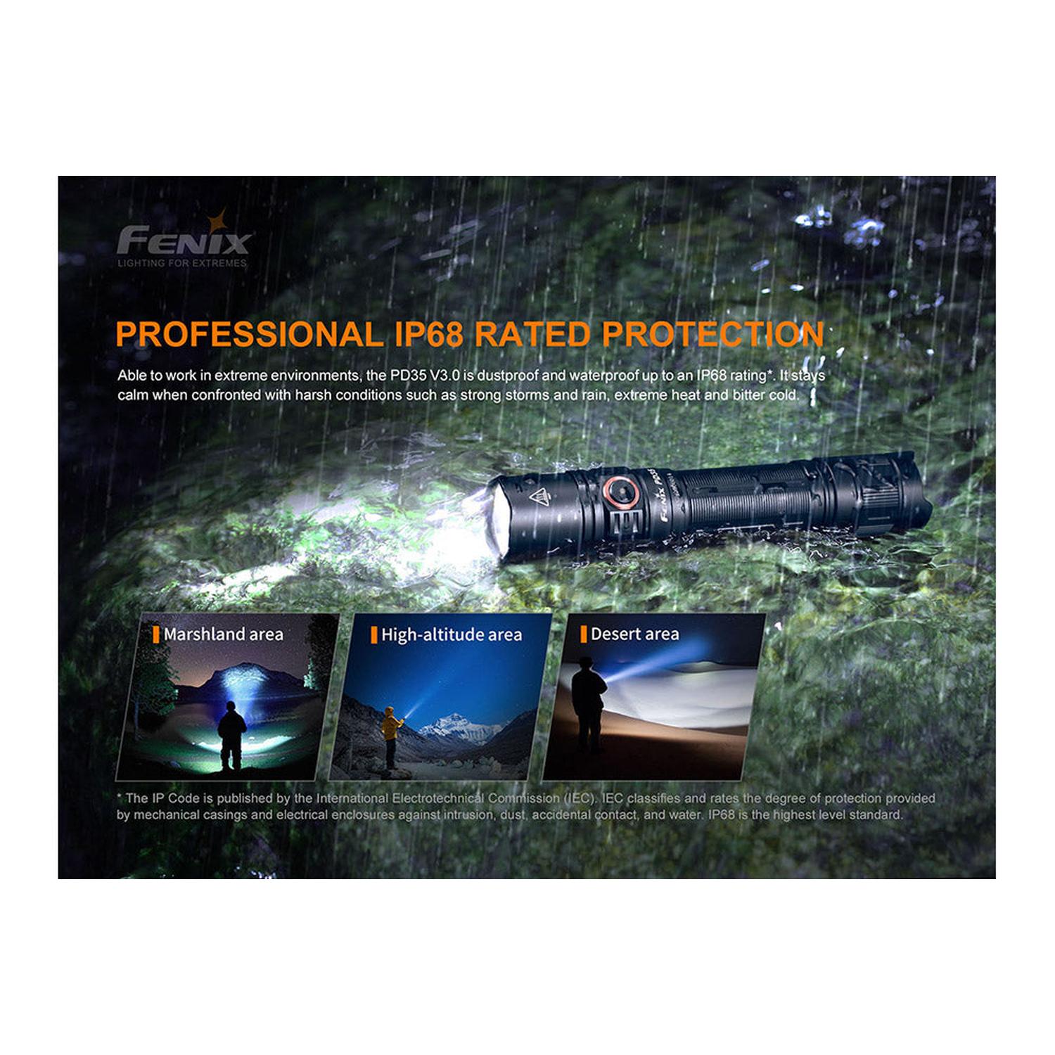 Fenix PD35 V3.0 Everyday Carry Flashlight - 1700 Lumens