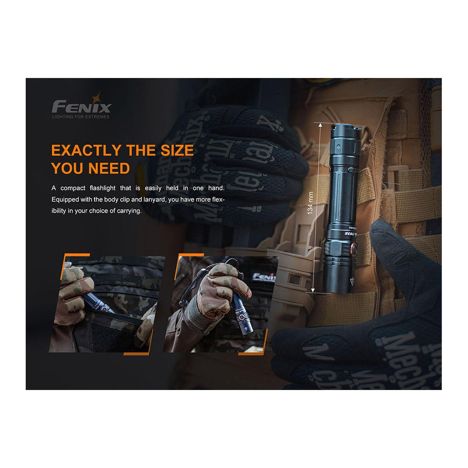 Fenix PD35 V3.0 Everyday Carry Flashlight - 1700 Lumens