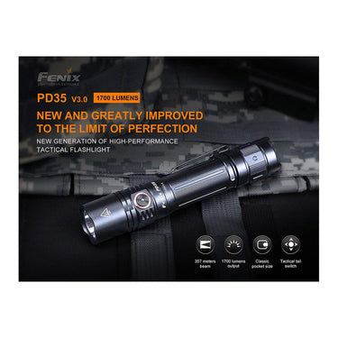 Fenix PD35 V3.0 Everyday Carry Flashlight - 1700 Lumens